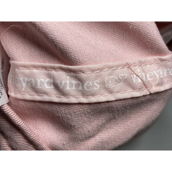 Vineyard Vines Hat Adult USA Flag Whale Logo Strap Back Baseball Cap OSFA Pink - Picture 8 of 8